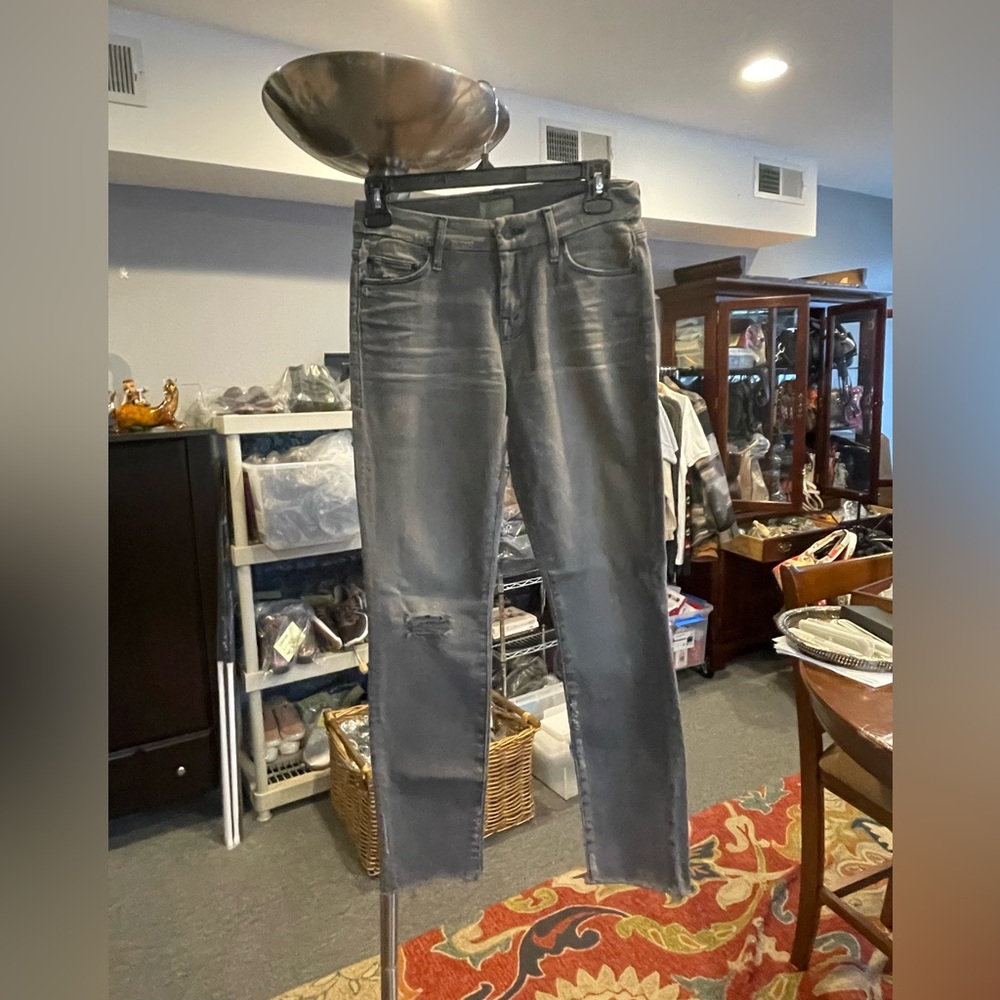 Mother The Looker Ankle Fray Jeans Size 25 – Last Chance Saloon Wash, Skinny Fit
